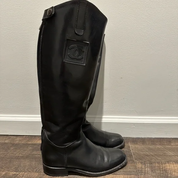 Poshmark chanel cheap boots